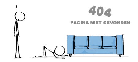 de pagina is niet gevonden